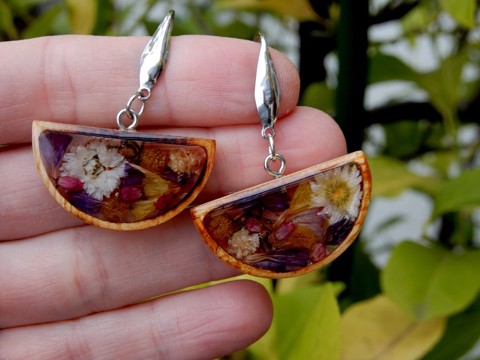 Flower Obsession Earrings - Semicircle