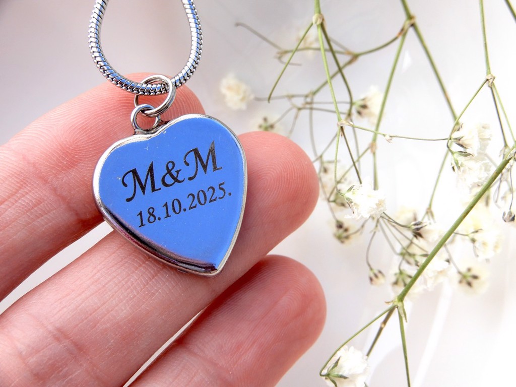 Nakit s vašim cvijećem i gravurom 