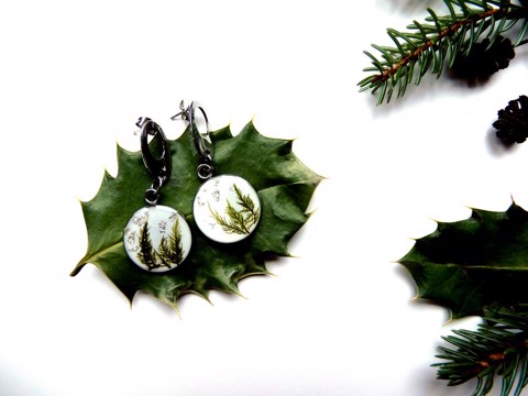 Winter Forest Earrings