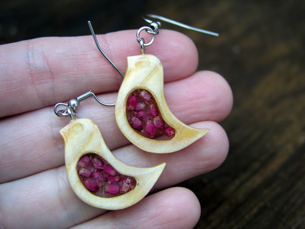 Bird of Paradise Earrings - Erica No.2