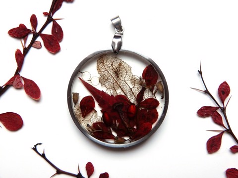 Red Autumn Necklace