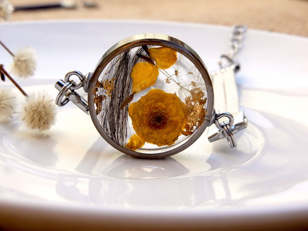 Nakit s dlakom vašeg ljubimca - Narukvica čelik