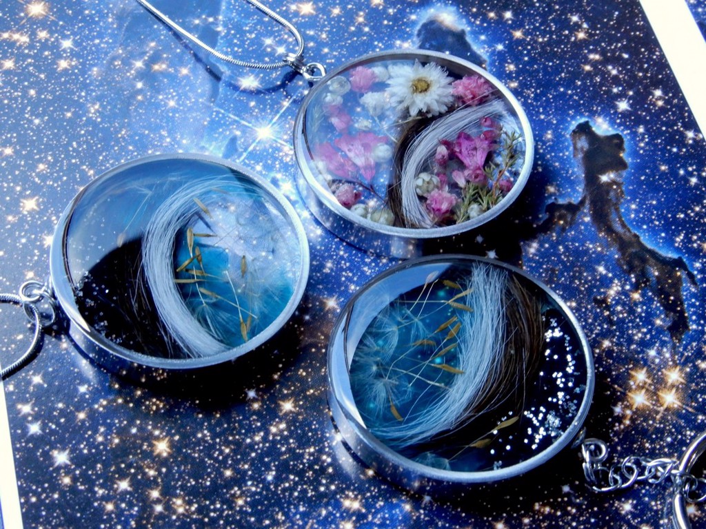 Nakit s dlakom vašeg ljubimca - Ogrlica čelik (4 cm)