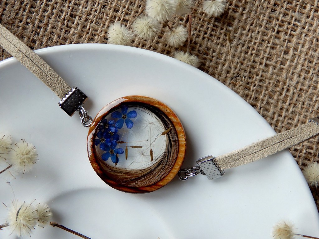 Nakit s dlakom vašeg ljubimca - Drvo