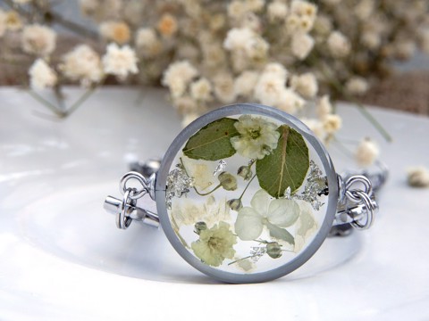 Nakit s vašim cvijećem - Narukvica čelik