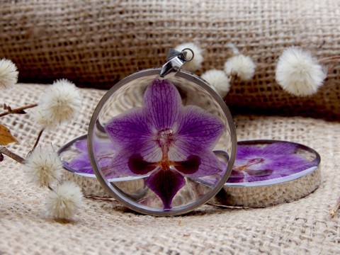 Orchid Flower Necklace