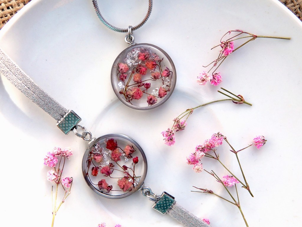 Nakit s vašim cvijećem - Narukvica čelik