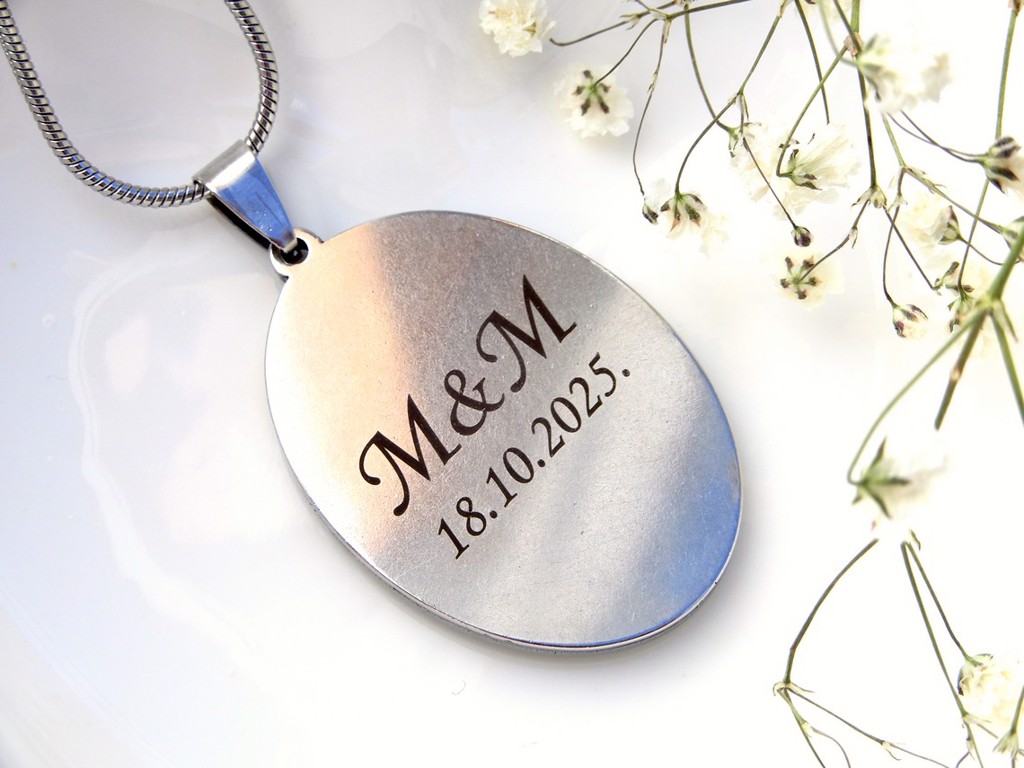 Nakit s vašim cvijećem i gravurom 