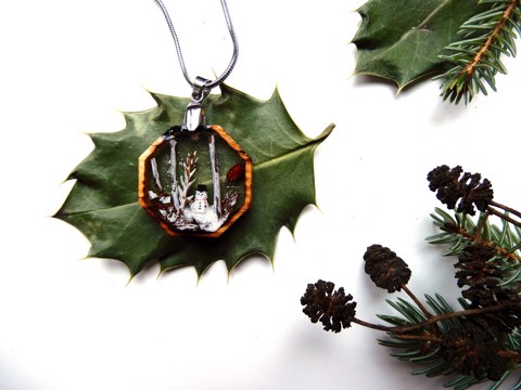 Mountain Holiday Necklace