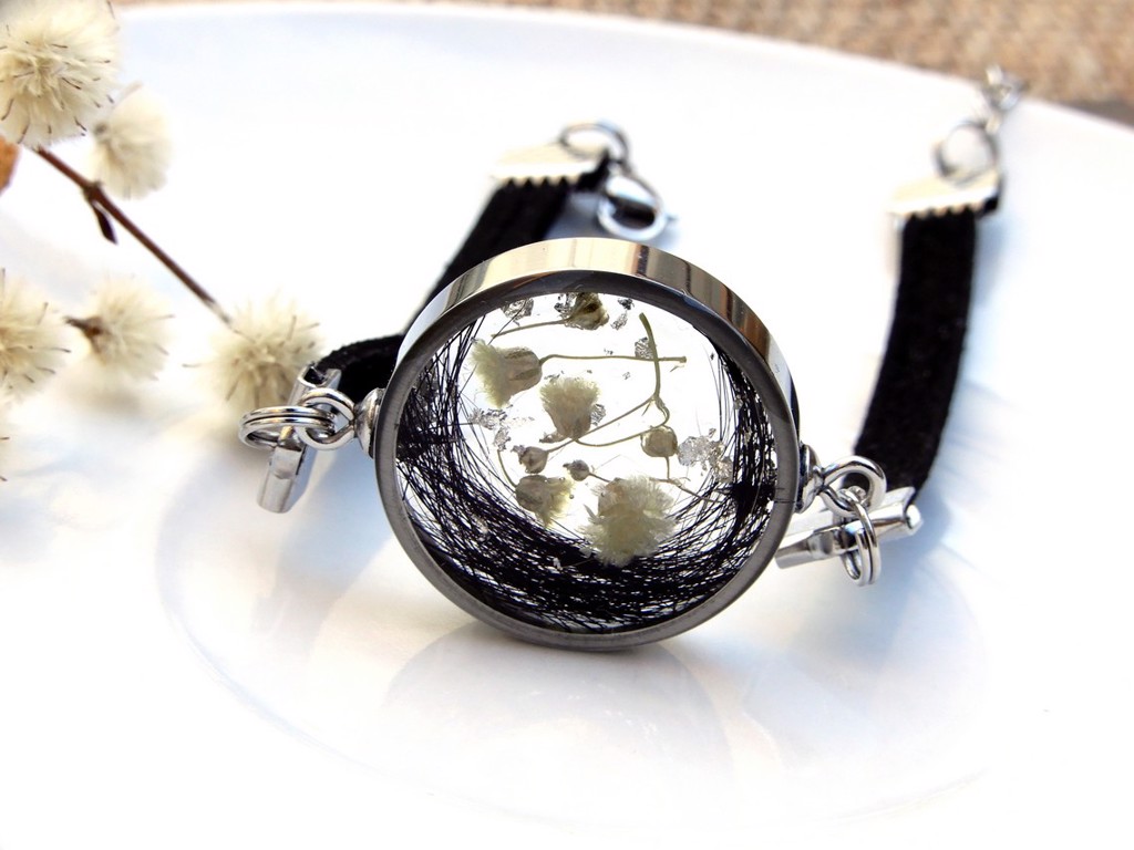 Nakit s dlakom vašeg ljubimca - Narukvica čelik